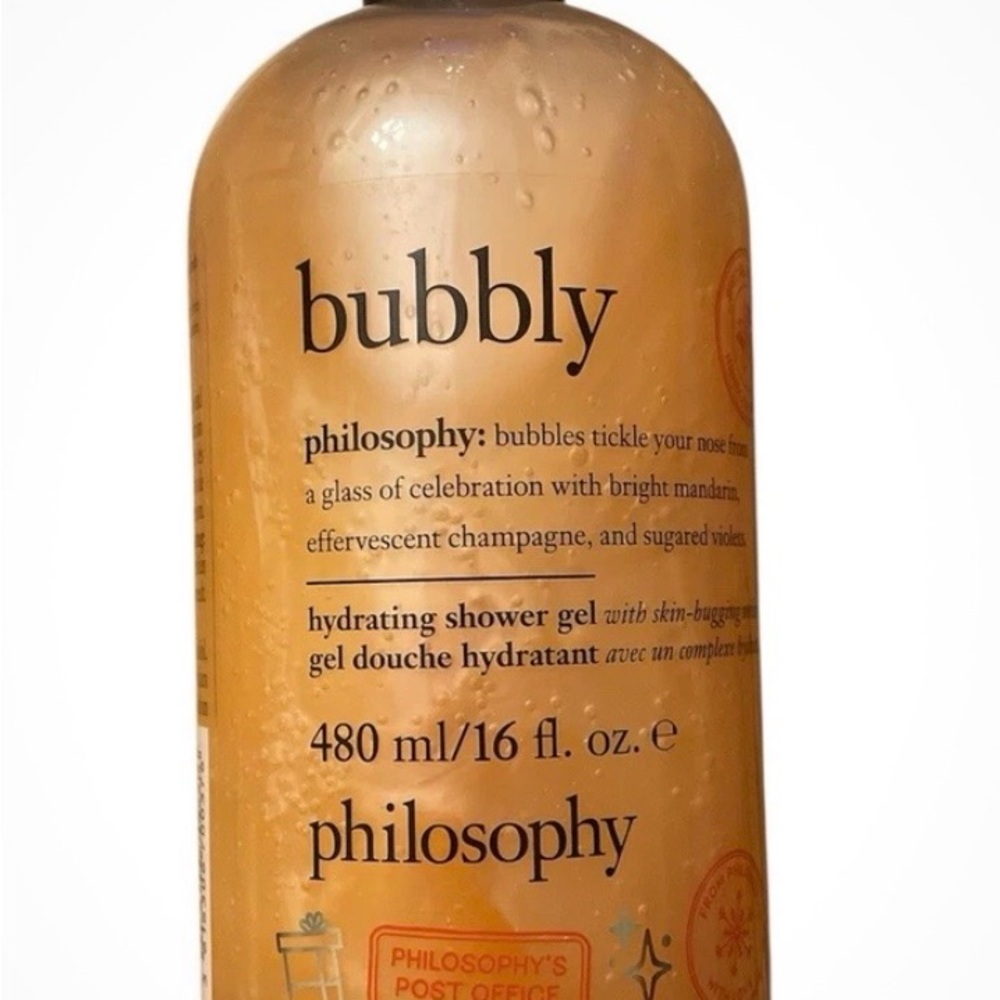 Philosophy Bubbly Hydrating Shower Gel - Amber Gold Bottle